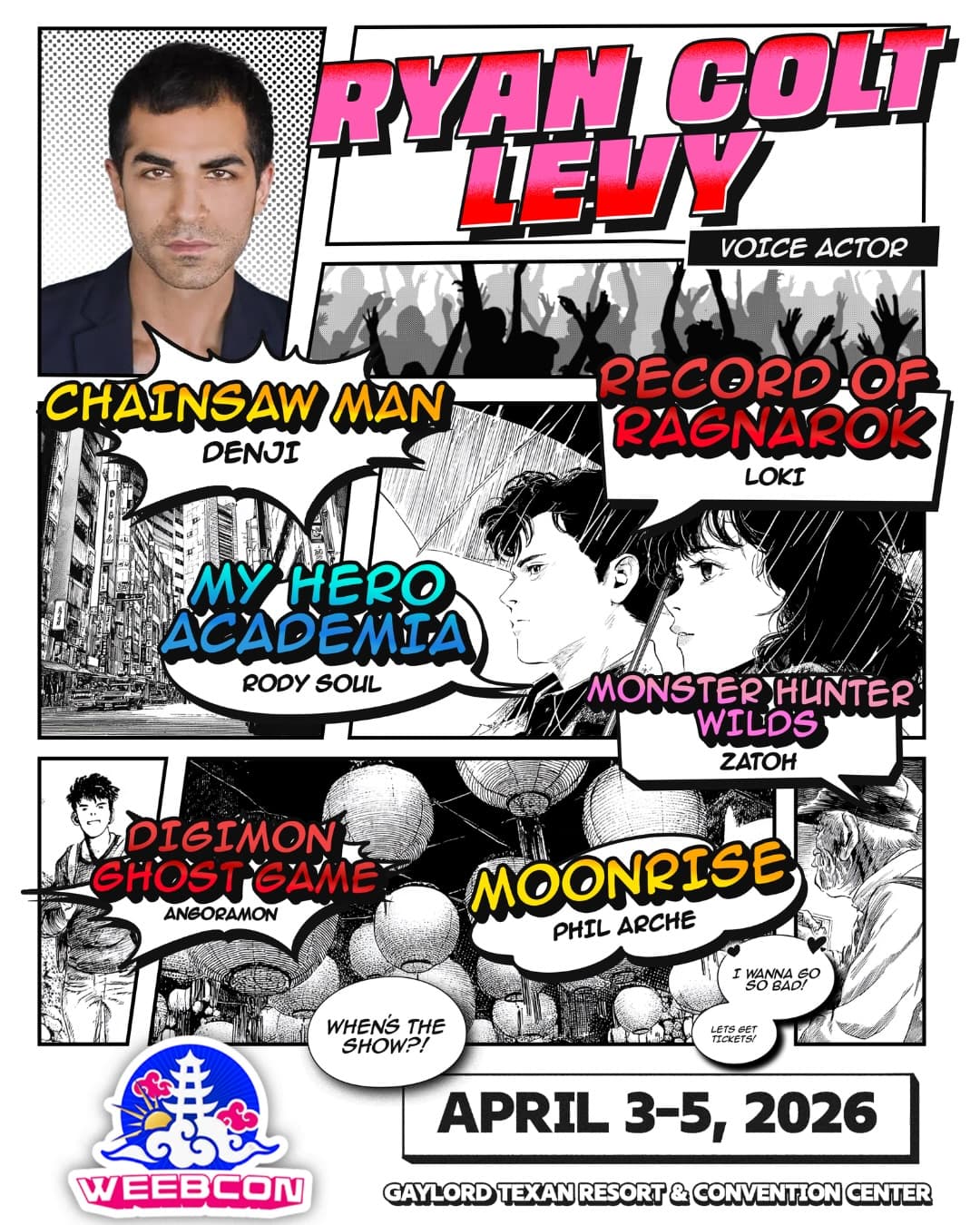 ⭐️WEEB REMINDER ⭐️
We have been announcing incredibly talented Guests for the last 8 months or so 🙇♂️
Can’t remember them all? Don’t worry, we gathered just a fraction of them up here! 🤲
What we CAN’T help you with is the FOMO because you didn’t get your badge 🤨 Why are you playing with your chances to miss out on the most anticipated anime convention in Texas, why haven’t you gotten your badge for-
🌥️ WeebCon 2026 🌥️